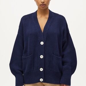 Babaa Cardigan No16 in Navy, one size